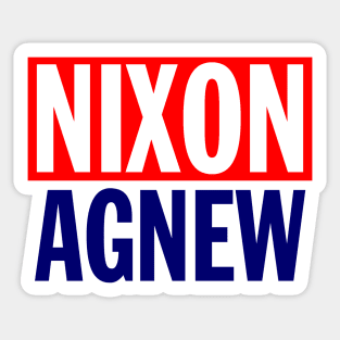 NIXON/AGNEW (1968)-2 Sticker